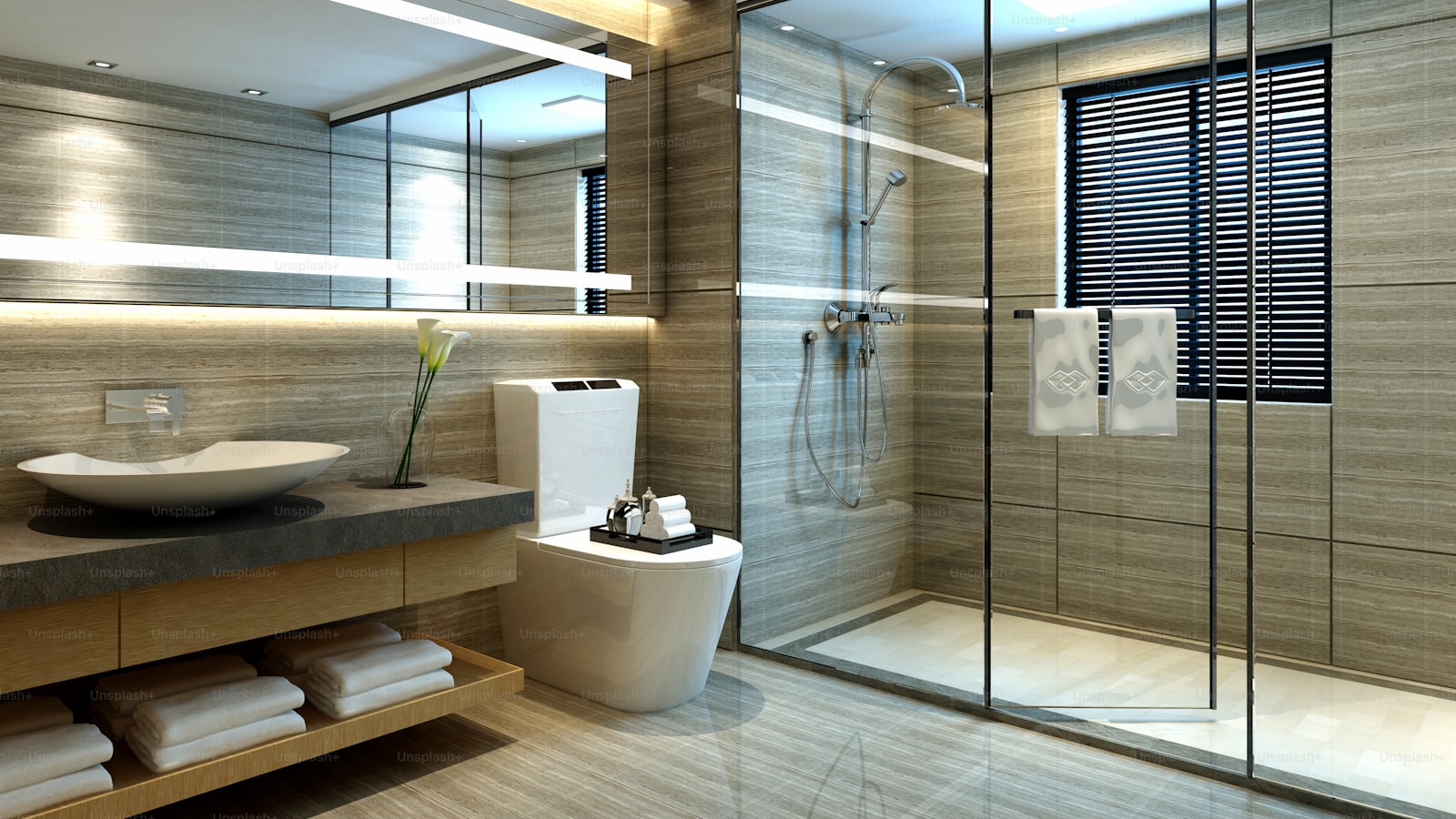 Prysznic bez brodzika i bez drzwi: wady, zalety, ceny i inspiracje - Poradnik remontowy Tambur House